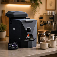 Machine à torréfier le café électrique Akimita Skywalker V1, capacité de 500 g, en acier inoxydable, contrôle numérique de la température, usage domestique