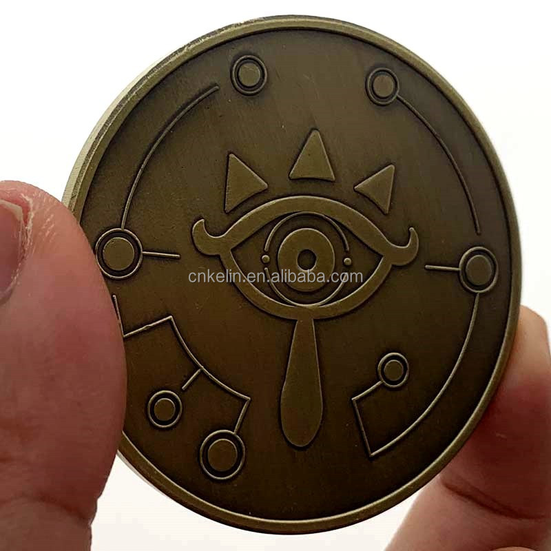 ゼルダの伝説　コイン　銅製 High Quality Japan Game Souvenir 50mm Gold Coin Legend of