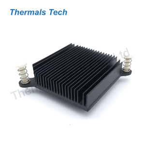 Disipador de calor extruido de CPU de puente norte y sur de venta estándar con 40*40*10mm - Product Image 1