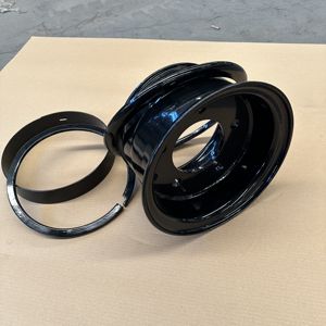 חלקי חילוף לגזה צמיגי גומי מוצק תעשייתי 6.50-10 מלגזה צמיג מוצק עם 5.00f-10 רימות פלדה - Product Image 6