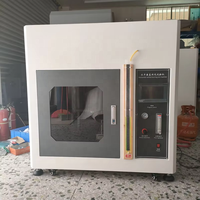 Máquina de Prueba de Combustión Horizontal y Vertical UL94, Cámara de Prueba de Inflamabilidad para Plásticos, Probador de Inflamabilidad Vertical y Horizontal