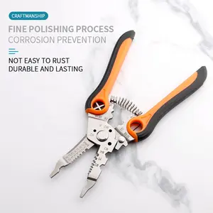 Wire Stripper Hardware Tools PP Handle Pliers Cable Cutters Nose Pliers Industrial Combination Pliers Wire Stripper For Drill