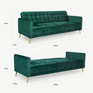 Mobilier de maison moderne canapé-<span class=keywords><strong>lit</strong></span> pliant ensemble de canapés en velours design canapé-<span class=keywords><strong>lit</strong></span> <span class=keywords><strong>futon</strong></span> japonais - Product Image 1