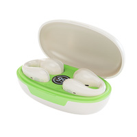 Écouteurs intra-auriculaires transfrontaliers à clip d'oreille, modèle exclusif, pour Bluetooth 5.3, avec commande vocale, étanchéité quotidienne, son de haute qualité, pour le sport (moins de 3 heures d'autonomie)