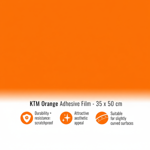 Film de protection de peinture auto-cicatrisant orange 35x50 cm teinte de fenêtre à changement de couleur pour usage intérieur - Product Image 1