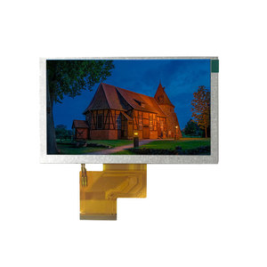 หน้าจอแสดงผล TFT LCD ขนาด 5 นิ้ว ความละเอียด 800*480 อินเทอร์เฟซ RGB ความสว่าง 500cd/m² แผงจอแสดงผลอุตสาหกรรม - Product Image 3