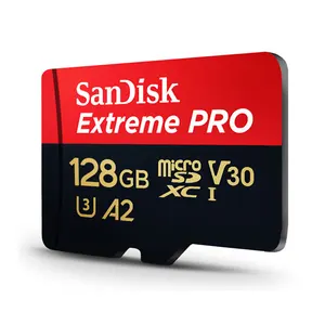 オリジナルのSanDisk Extreme PRO Micro TFSDカード128GB32GB 256G512GBメモリカード64GB最大200メガバイト/秒C10 U3 V30 A24Kフラッシュカード