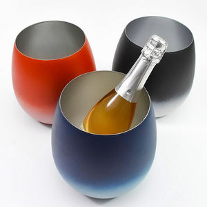 Seau à glace unique de 5 L grande capacité, style Art Déco dégradé, pour bar, boissons, bière, bouteilles, refroidisseur métallique, bac à glaçons, seau à <span class=keywords><strong>vin</strong></span> et champagne - Product Image 3