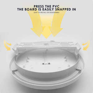 Đèn <span class=keywords><strong>LED</strong></span> hiện đại PVC nhôm chống ẩm hình vuông <span class=keywords><strong>6W</strong></span>/15W/20W IP54 chống nước chiếu sáng trong nhà phòng khách nhà vệ sinh - Product Image 4