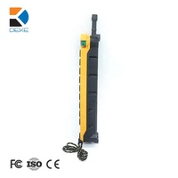 Télécommande sans fil double vitesse 310-331 MHz à 18 boutons, portée 100 m, étanche, en plastique, pour pont roulant