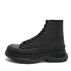 Chaussures pour hommes de marque originale, baskets décontractées de luxe avec diamants, baskets hautes, chaussures de marche décontractées augmentant la taille, chaussures de course - Product Image 2