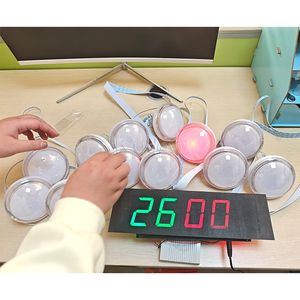 <span class=keywords><strong>Lampe</strong></span> <span class=keywords><strong>de</strong></span> ré<span class=keywords><strong>action</strong></span> interactive électronique à LED avec bouton poussoir pour ordinateur <span class=keywords><strong>de</strong></span> bureau et coordination œil-main - Product Image 6