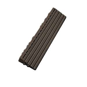 แผ่นกันกระแทกมุมพื้นพลาสติกรูปพัด สีเทา ขนาดเส้นผ่านศูนย์กลาง 6.5 ซม. สำหรับพื้นกลางแจ้ง - Product Image 5