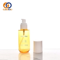Ventes chaudes, flacon pompe fin en plastique PET personnalisé, coloré, pour usage industriel, 30 ml, 60 ml, rechargeable, soins de la peau, cosmétiques