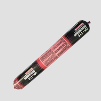 Qingkai 119-1 Colle de fixation pour verre 100% protectrice UV haute performance, mastic silicone neutre pour la construction de murs rideaux