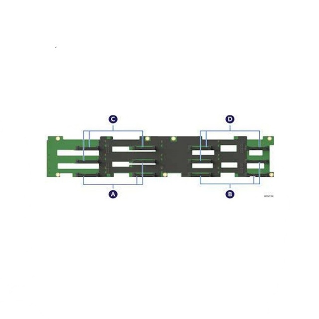 F2U12X35S3PH 2U 12x3.5inch SAS and 2x NVMe Hot Swap Backplane F2U12X35S3PH