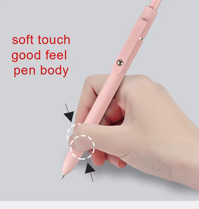 심플 모란디 학교 학생 맞춤형 개인화 젤 펜, 로고 맞춤 제작, 도매 문구류, 검정 잉크 볼펜 - Product Image 4