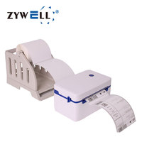 Impresora Térmica de Etiquetas de Envío Sin Tinta 4x6 ZYWELL ZY909, Impresora de Códigos de Barras y Adhesivos de 4 Pulgadas para Guías A6