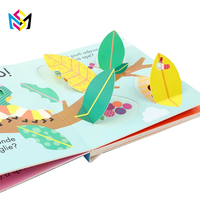 Livre cartonné personnalisé pour enfants, impression de dessins animés, livre biblique, livre cartonné épais, anti-déchirure, papier rigide durable, livre de lecture pour enfants
