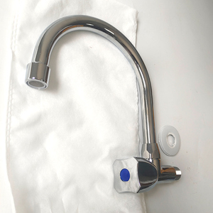 Pano.V Chrome <b>Single</b> Handle Kitchen Faucet Deck Mounted Sink <b>Basin</b> Mixer <b>Tap</b> Zinc Alloy Ceramic Valve for Kitchen Sink - Product Image 4