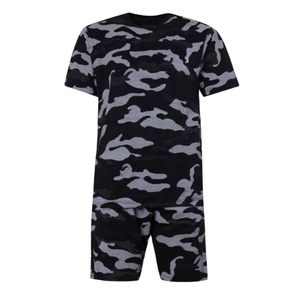 ชุด Jogger แบบสองชิ้น,ชุดผ้าฝ้ายลายพรางสำหรับผู้ชายสำหรับฤดูร้อน - Product Image 1