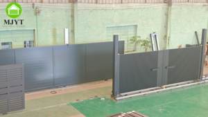 Puertas batientes de entrada Diseño de puerta principal Puertas de aluminio batientes dobles con recubrimiento en polvo Puertas de Villa de privacidad - Product Image 3