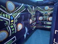 Système de jeu interactif bataille légère arène gonflable carnaval jeu interactif ips gonflable à vendre