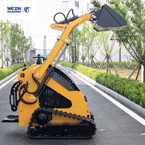 WGZN GRATIS VERZENDING Mini Skid Steer Loader met Kubota Motor Hoge Hydraulische Debiet Krachtige Rupslader Prijs - Product Image 2