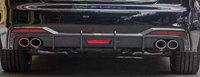 Diffuseur de pare-chocs arrière en fibre de carbone pour Audi A5 S5 B10 2021+ Kit carrosserie