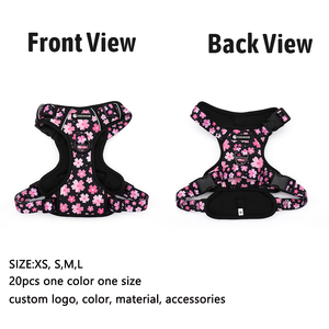 <span class=keywords><strong>Harness</strong></span> Anjing Motif Leopard Custom, Tali Kekang & Kalung, Dapat Disesuaikan, Heavy Duty, Anti Tarik - Product Image 3