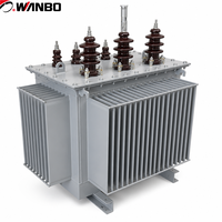 Wanbo-431 Wanbo S11 160kVA 3 Faz Yağlı Tip Güç Trafosu 10kV 0.4kV Dağıtım İçin