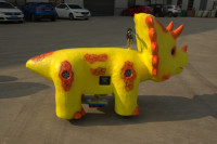 Trottinette électrique animatronique dinosaure à monnayeur CET pour enfants, modèle de trottinette dinosaure pour centres commerciaux, modèles animatroniques