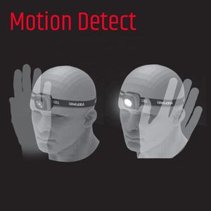 Linterna Frontal LED Recargable por USB de 200LM IPX4 con Sensor de Movimiento, Sin Deslumbramiento, Portátil para Correr y Hacer Senderismo, Fabricada en China - Product Image 3