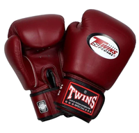 Gants de boxe TWINS IP-300, Kick Boxing, Muay Thai, entraînement professionnel, légers, anti-humidité, en PU, à doigts entiers, avec fermeture à crochet