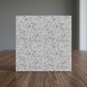 Carreaux de sol en céramique émaillée gris marbre 400x400mm, porcelaine brillante, style moderne pour salon - Product Image 3