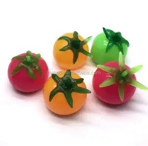 Factory spot tpr soft sticky water ball squeezing toys tomato splat ball for kid tpr stress reliever