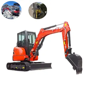 China Manufactory Mini 1 Ton 1.5 Ton 1.8 ton 2.5 Ton Micro Digger Towable Backhoes 2 Ton Crawler Hydraulic Mini Excavator