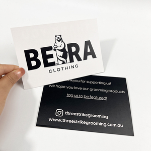 <span class=keywords><strong>Carte</strong></span> <span class=keywords><strong>de</strong></span> remerciement personnalisée, impression colorée, finition brillante ou mate, papier professionnel, cartes <span class=keywords><strong>de</strong></span> remerciement pour la personnalisation des cartes - Product Image 4