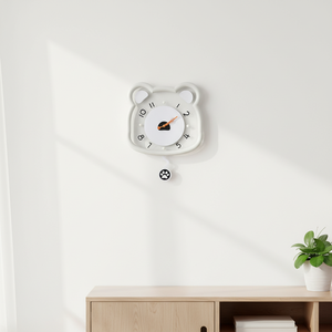 <span class=keywords><strong>นาฬิกา</strong></span>ติดผนังลายหมีน่ารัก สไตล์ครีม ขายดี เหมาะสำหรับตกแต่งห้องเด็กนักเรียน - Product Image 3