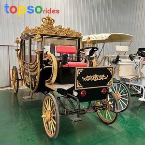 Carrozza Reale a Cavalli ed Elettrica del Produttore Cinese, Attrazione per Parchi Divertimento in Vendita - Product Image 2