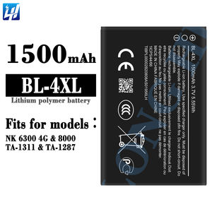 BL-4XL סוללה להחלפת כובע אמיתי עבור nokia lumia 6300 4g סמארטפון 8000 טלפון סלולרי טלפונים סלולריים 1311 טה-1287 סוללות ליתיום יון - Product Image 2