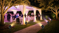 Projecteur LED Par Slim Professionnel 50W RGBW Étanche IP65 pour Scène, Angle de Faisceau Optionnel 15 24 36, pour DJ, Mariages, Clubs