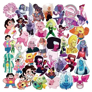 50pcs per pack Cute Cartoon Steven Universe Sticker Graffiti Stickers for Guitar Suitcase Laptop Phone