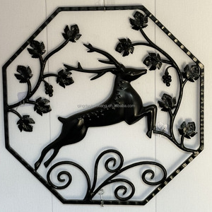 The Custom Made Wrought <strong>Iron</strong> <strong>Rosettes</strong> Plate the Latest Designed <strong>Iron</strong> Rose Decorative Components for Gate Accessories - Product Image 5