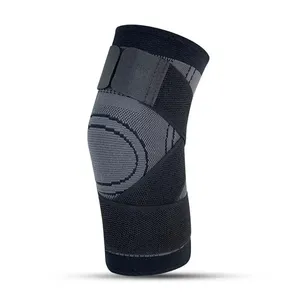 Genouillères de sport en gros, bandages de soutien, attelles élastiques en nylon, manchon de compression sportif pour le basketball - Product Image 6