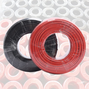 Cáp <span class=keywords><strong>PV</strong></span>, đầu nối tấm pin mặt trời, hỗ trợ OEM, nhà máy sản xuất cáp năng lượng mặt trời Trung Quốc, cáp năng lượng mặt trời 4mm2, hệ thống năng lượng mặt trời, màu đỏ, trạm điện, đồng, điện áp thấp, 1M - Product Image 4
