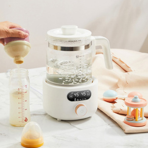 Calentador de biberones eléctrico con control de temperatura para preparar leche de fórmula para bebés y calentar leche, capacidad de 1.2L, apagado automático - Product Image 1