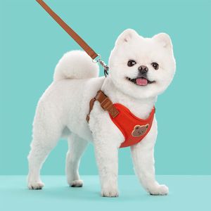 Ensemble Harnais et Laisse <span class=keywords><strong>pour</strong></span> <span class=keywords><strong>Chien</strong></span> en Polyester, Nouveau Design, Réglable, Anti-Évasion, <span class=keywords><strong>pour</strong></span> Chiots et Animaux de Petite et Moyenne Taille, avec Logo Personnalisé, Vente en Gros - Product Image 5