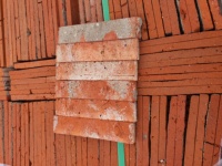 Brique de parement/bande de brique d'argile rouge de qualité supérieure pour la conception architecturale Briques réfractaires solides minces frittées Antique naturelle