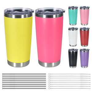 Vaso Térmico <span class=keywords><strong>de</strong></span> Acero Inoxidable <span class=keywords><strong>de</strong></span> 20 oz con Logotipo Personalizado, <span class=keywords><strong>Taza</strong></span> <span class=keywords><strong>de</strong></span> <span class=keywords><strong>Viaje</strong></span> con Aislamiento al Vacío <span class=keywords><strong>de</strong></span> Doble Pared y Estilo Personal para Bebidas <span class=keywords><strong>de</strong></span> Café - Product Image 1